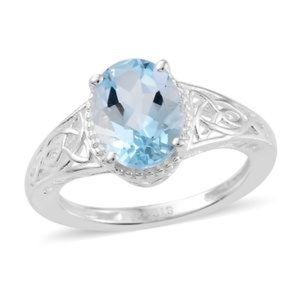 Sky Blue Topaz Ring